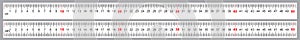 Set for Rulers 50 cm. Precise measuring tool. Ruler scale 0,5 meter. Ruler grid 500 mm. Metric centimeter size indicators