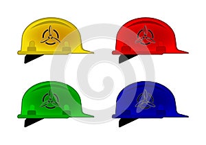Set of Safety Helmet Aeronautics photo