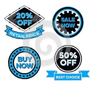 Set of Sale Badges