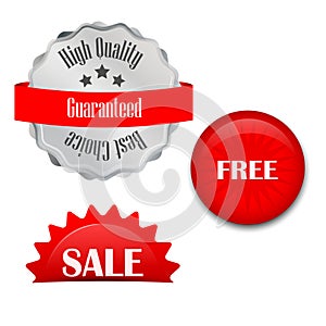 Set of sale elements