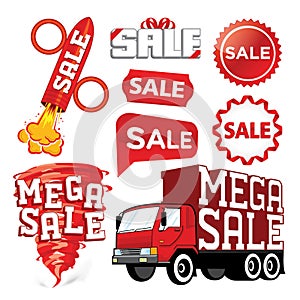 Set of sale vector