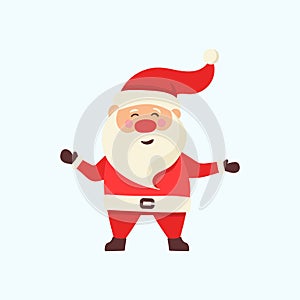 Set Santa Claus, Christmas and New Year character.