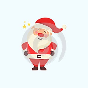 Set Santa Claus, Christmas and New Year character.