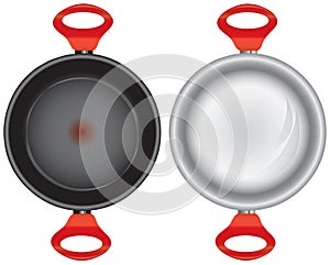 Set of saucepans