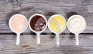 Set of sauces