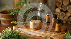 A set of scented essential oils designed specifically for use in saunas to enhance relaxation and provide a refreshing