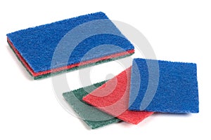 A set of scouring sponges