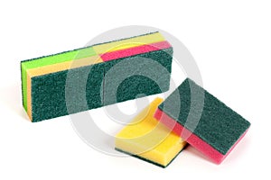 A set of scouring sponges