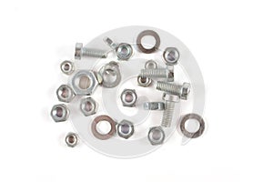 Set of screw, nut, bolt