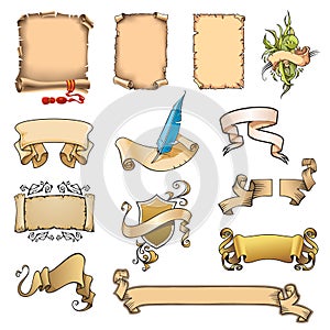 Set of scrolls