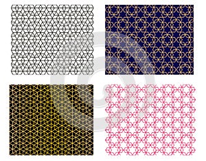 Set of Seamless Islamic pattern, vector art
