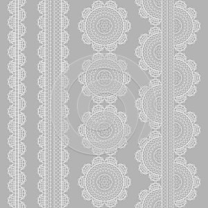 White lace pattern