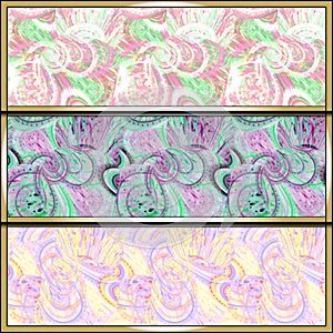 Set of seamless patterns