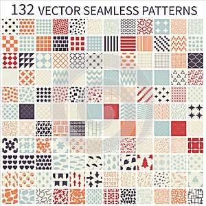 Set of seamless patterns.