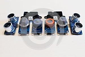 Set of sensors for methane gas, carbon monoxide, co2, ultrasonic