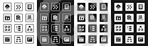 Set Server, Data report, Search concept with folder, Broken file, Cloud computing lock, Data, Web Hosting, stream