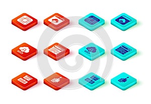 Set Server, Data, Web Hosting, export, Cloud computing lock, Search engine, technology data transfer and Processor with