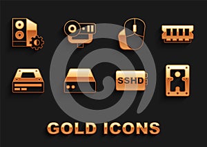 Set Server, Data, Web Hosting, RAM, random access memory, Hard disk drive HDD, SSHD card, Optical disc, Computer mouse