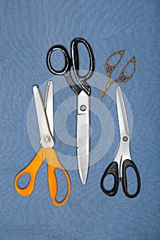 Set of Sewing Scissors and Shears