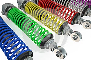 Set of shock absorbers