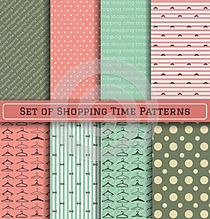 Set of Shopping Time Patterns
