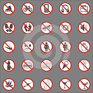 Set of Signs