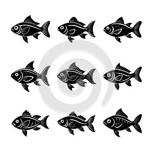 Fish Silhouette Bundle