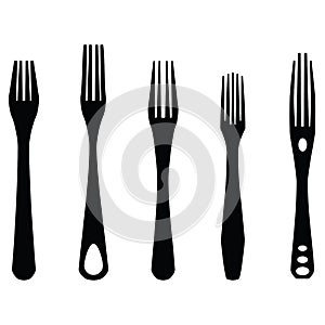 Set of silverware in design â„–3