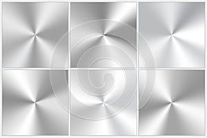 Set of silvery conic gradients