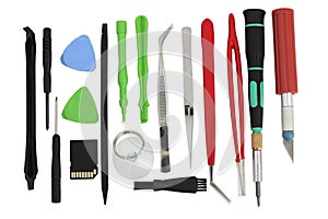 Set of simple mini tools