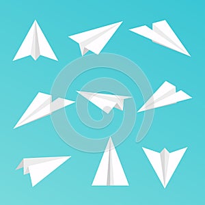 Set a simple paper planes icon.