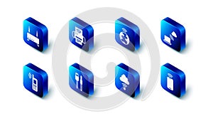 Set Smart printer system, Global technology, Network cloud connection, Mobile with wi-fi wireless, USB cable cord, and