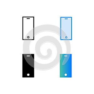 set of smartphone icon,vector illustration