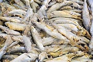 Set of smoked fish
