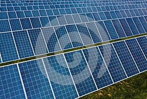 A set of solar panels.