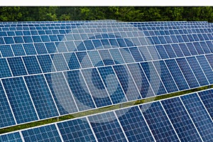 A set of solar panels.