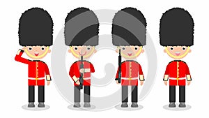 Set of soldiers, British Soldiers with weapon, kids wearing soldiers costumes