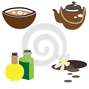 Set of spa icons