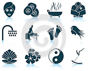 Set of spa icons