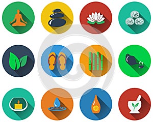 Set of spa icons