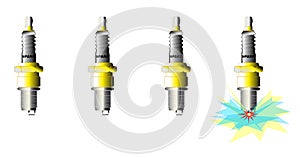 Set Of 4 Spark Plugs