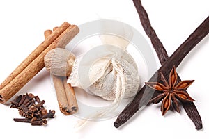 Set of spices for mulled wine