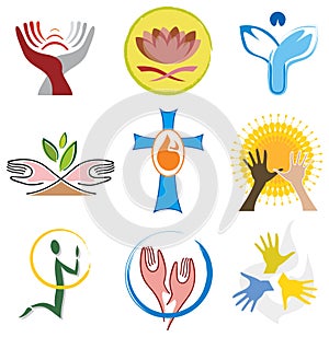 Set of Spirituality / Religion Icons