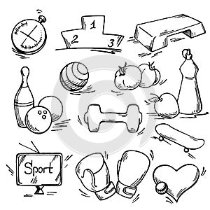 Set of sport icon