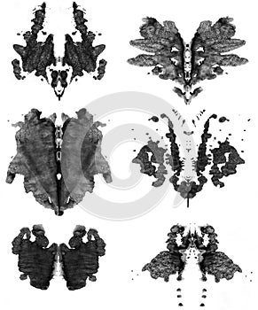 Set of spots of Rorschach