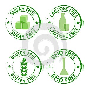 Set of Stamps for Natural Products