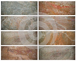 Set of stone texture background, Granit texture backgeound, stone texture