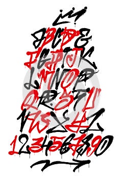 Graffiti alphabet photo