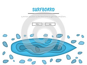 Set of surfboards