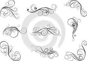 Set swirl design elements